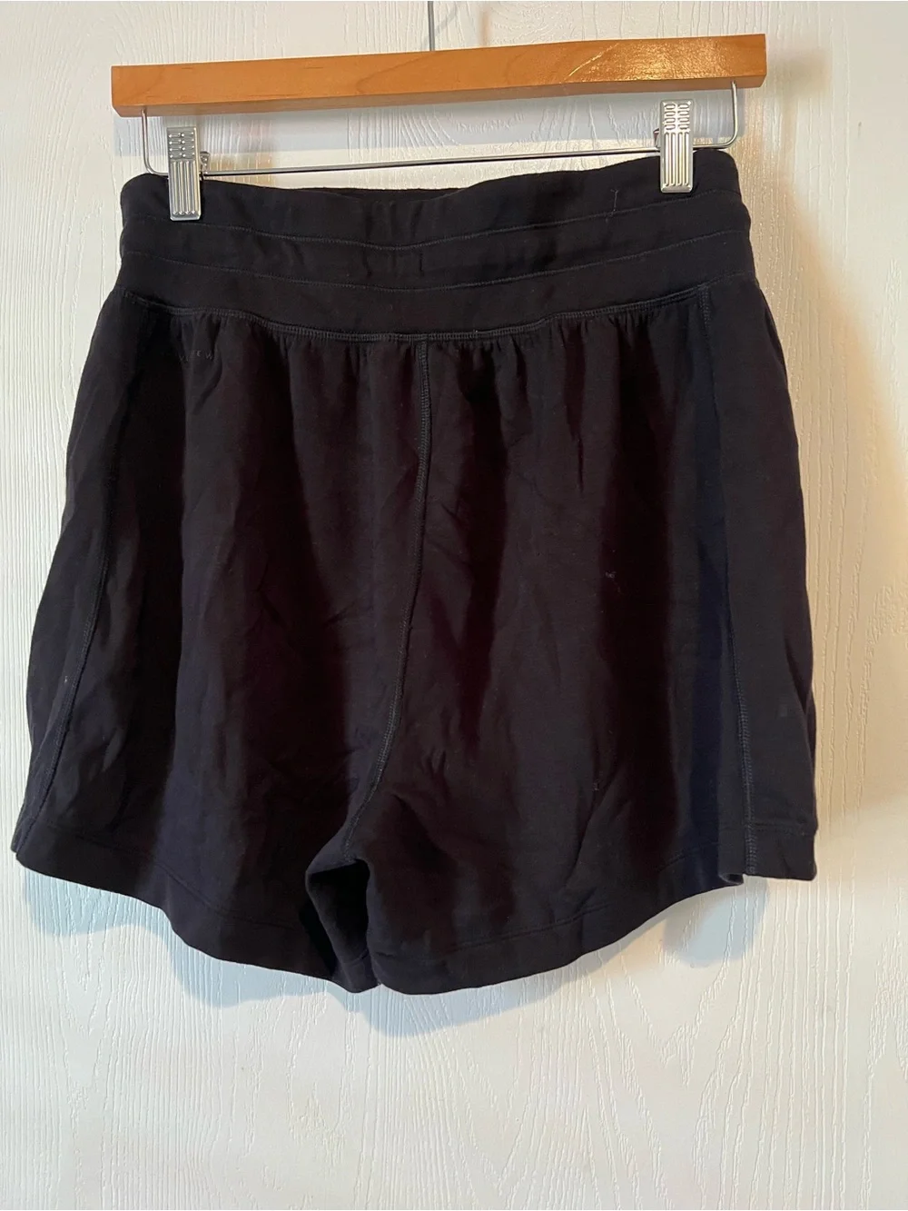 Travis Mathew Shorts Moveknit Tie Short Black Soft High Rise 4